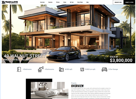 just listed real estate postcards