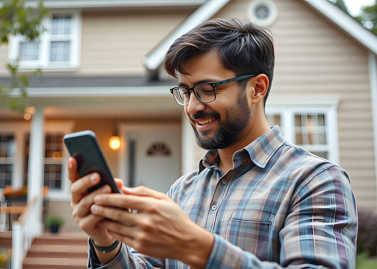 Local neighborhood targeted home ad