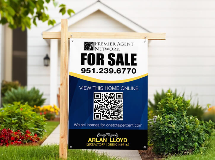 QR code linking to property site